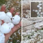Superćelijska oluja pogodila Hercegovinu: Grad veličine pet centimetara zabijelio Nevesinje (FOTO/VIDEO)