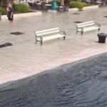 More se za nekoliko sekundi izlilo na obalu: Poplavljeni šetalište, restorani i kafići