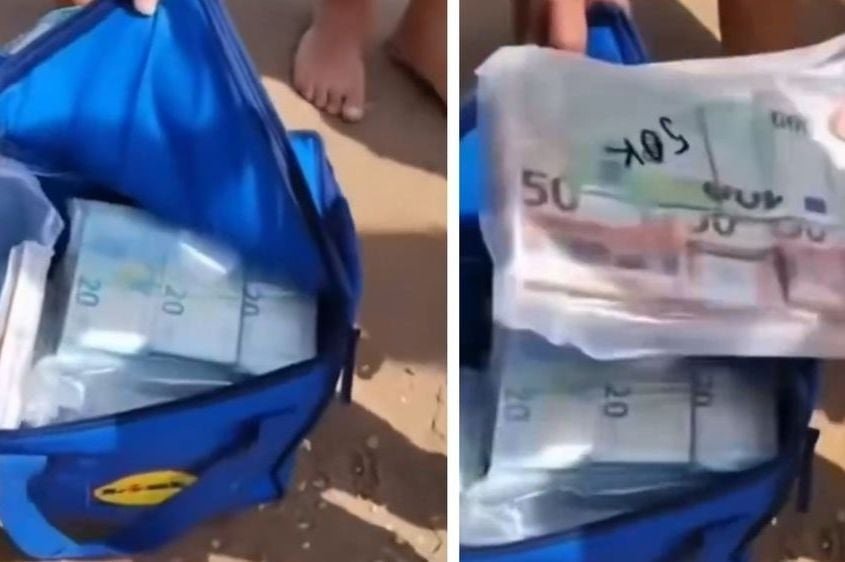 Vreće s oko 700.000 eura isplivale na plažu: Kupači pohrlili po novac, istraga otkriva nove detalje